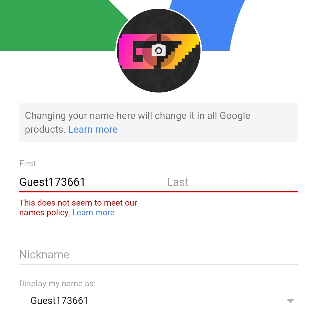 My User Name Can T Have An Additional 2 Duplicated Characters Google Account Community