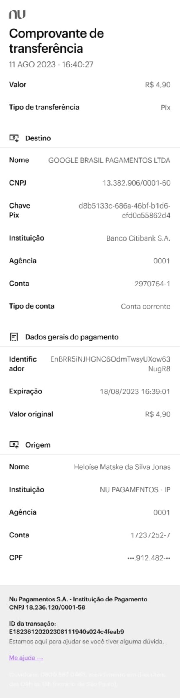 fiz um pix, foi aprovado, porém não recebi meus robux - Comunidade Google  Play