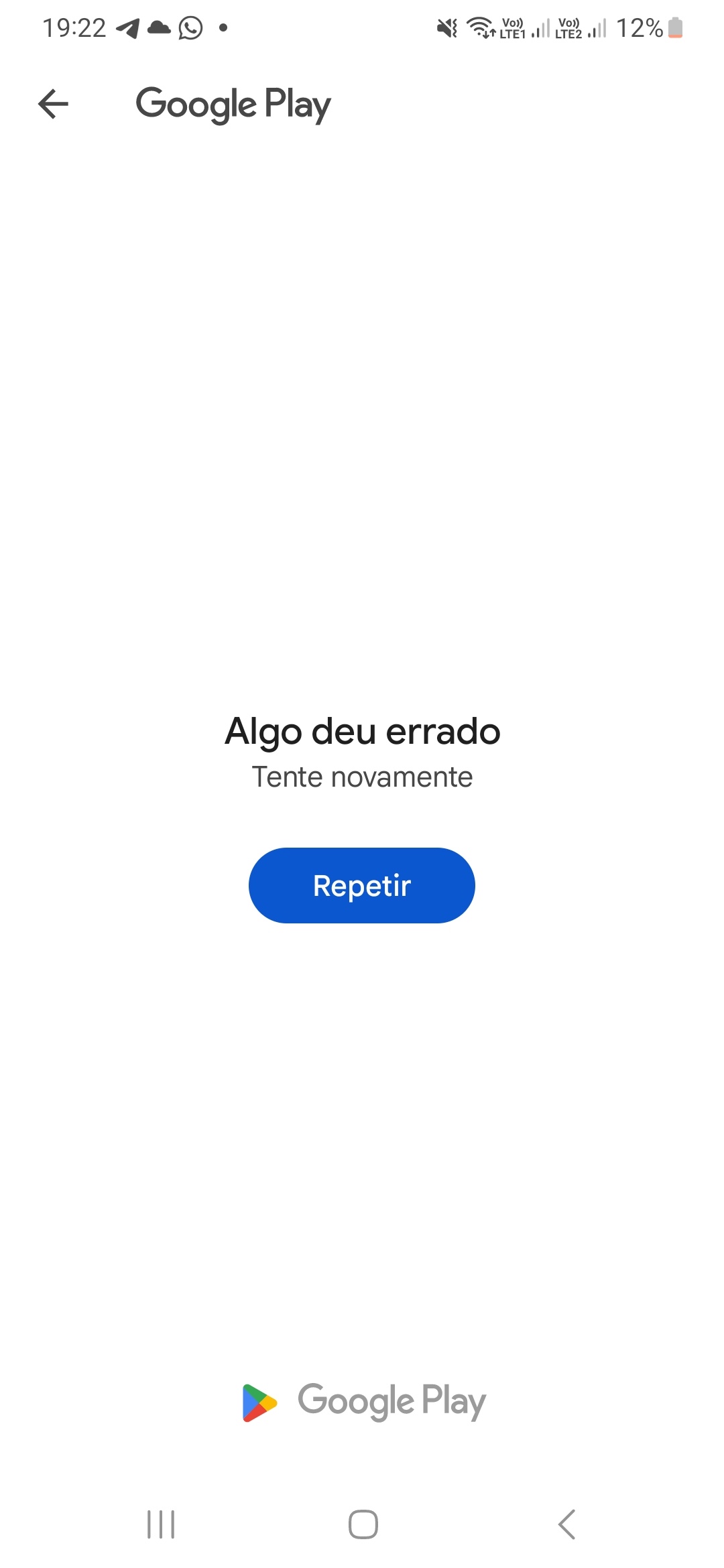 Baixar Google Play Store sem erro Atualizado 