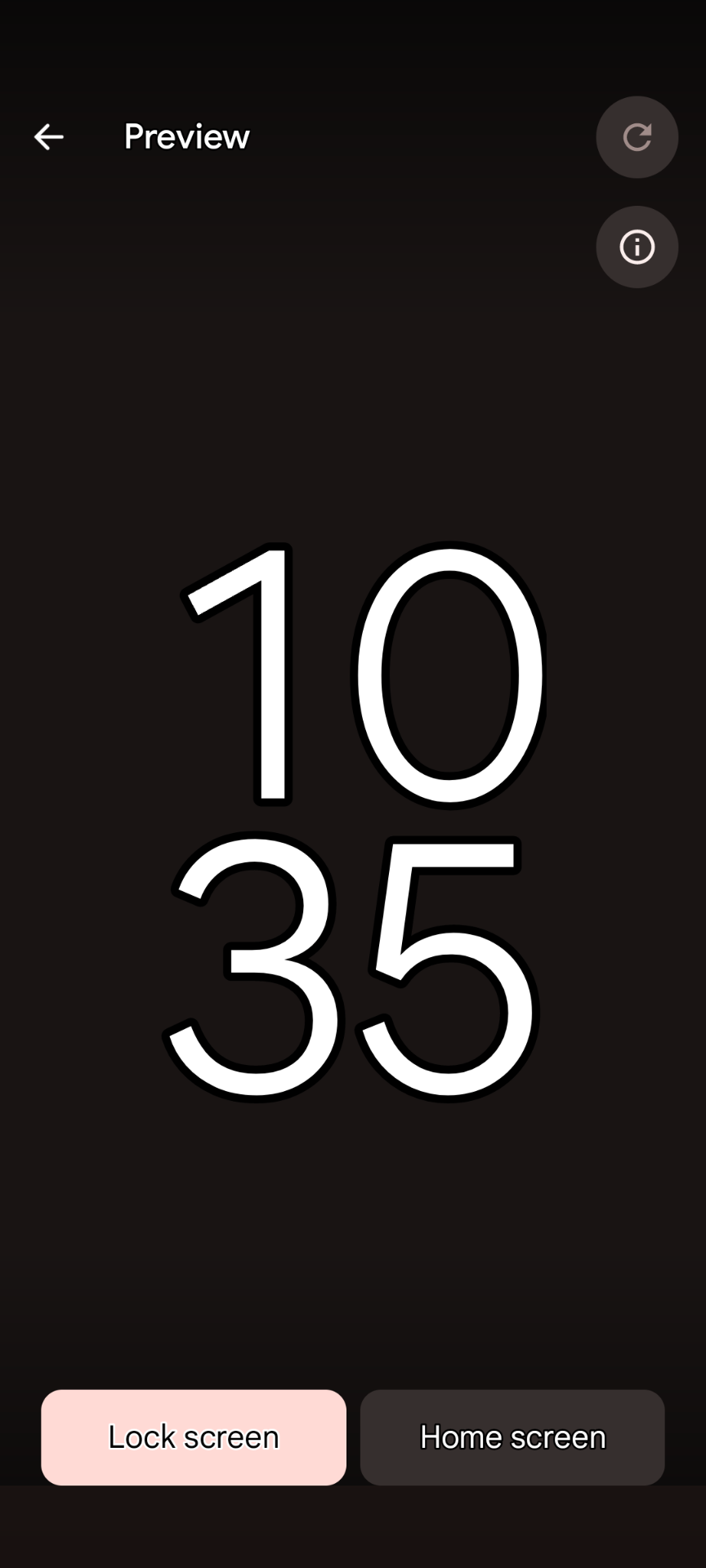 Digital Clock Widget Home Screen Clock How To Change The Lock