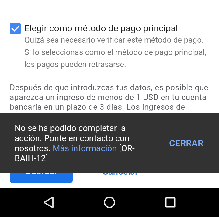 Todos los errores de Google Play y cómo solucionar cada problema