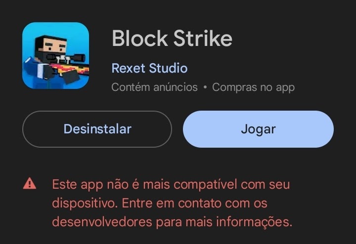 Não consigo baixar um jogo - Comunidade Google Play