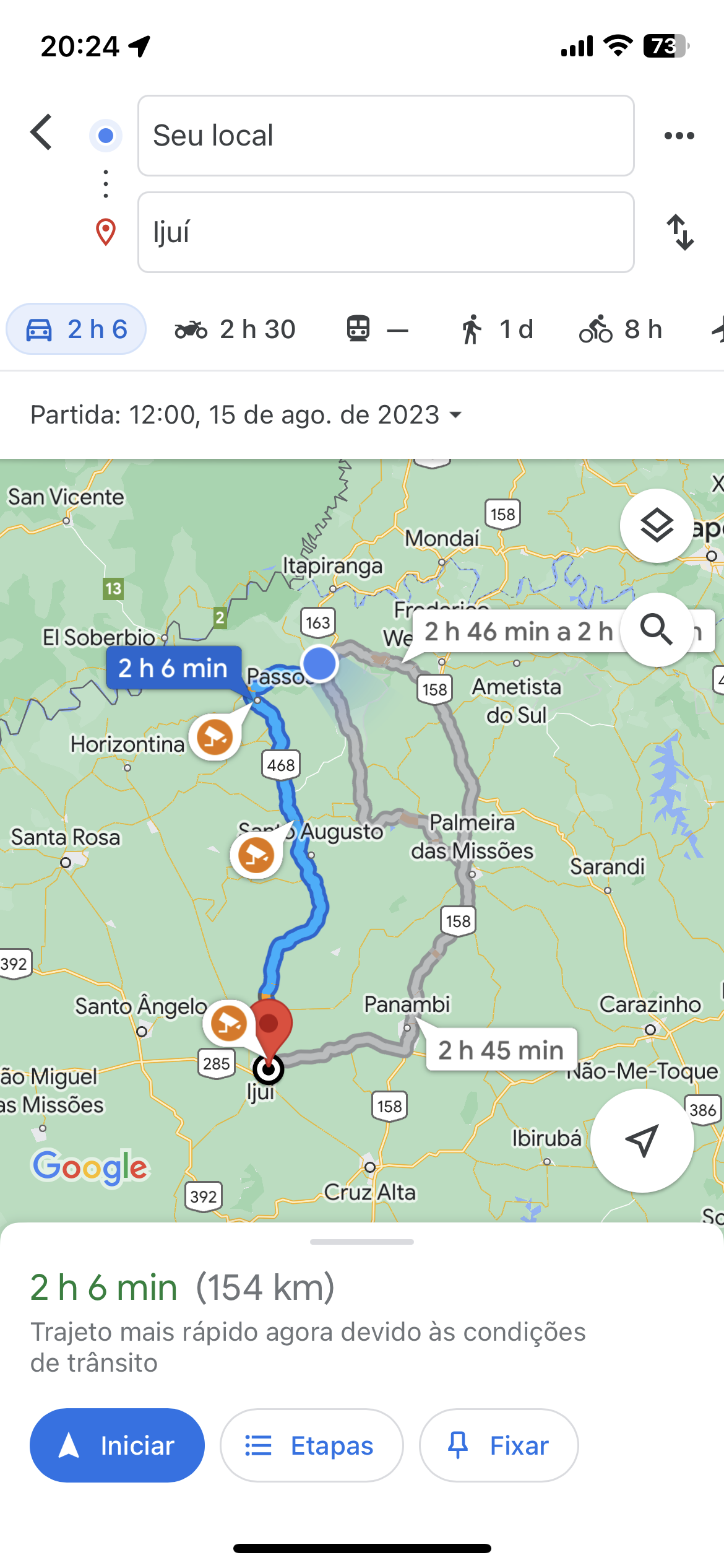 Como ver a previsão do tempo no Google Maps