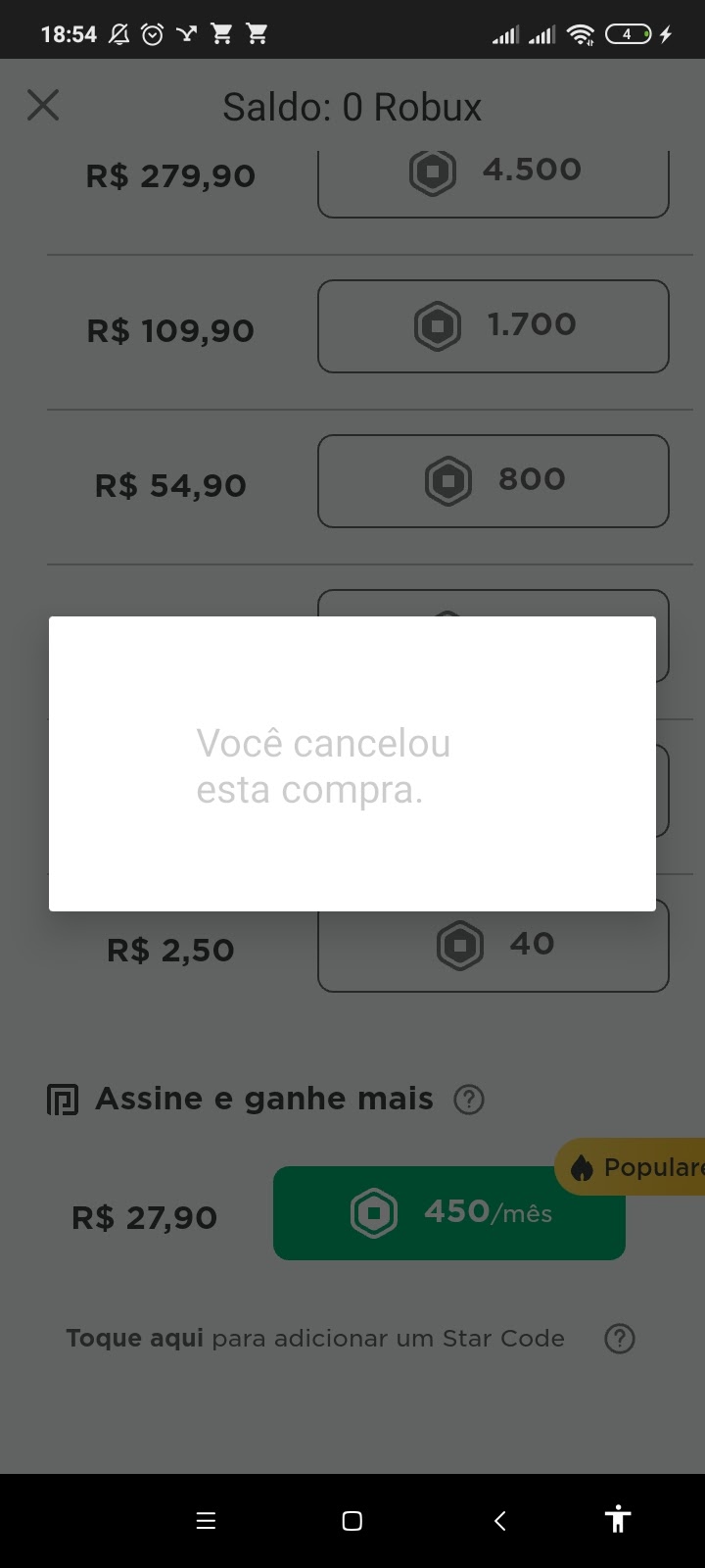 Não consigo baixar Roblox me ajudem - Comunidade Google Play