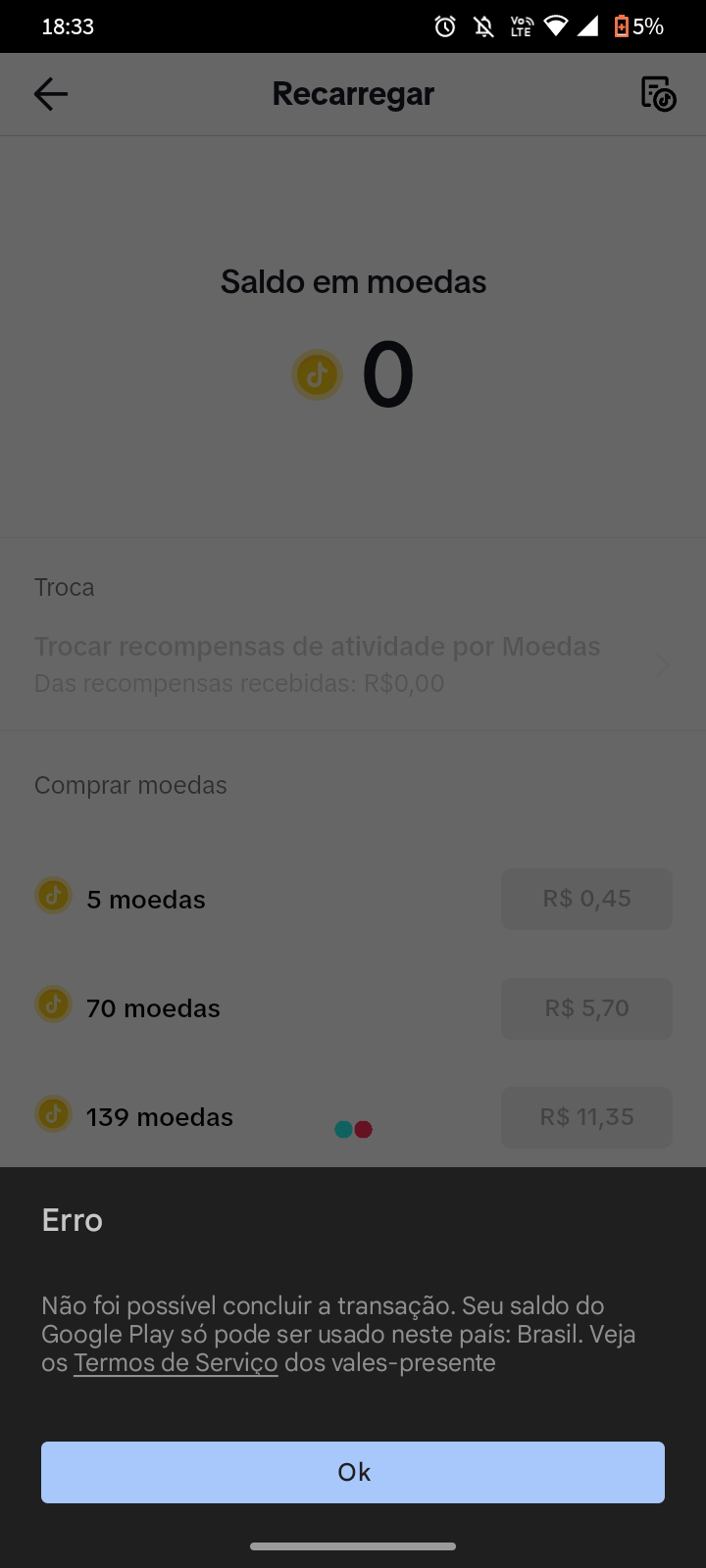 Porque eu não consigo comprar moedas em jogo - Comunidade Google Play