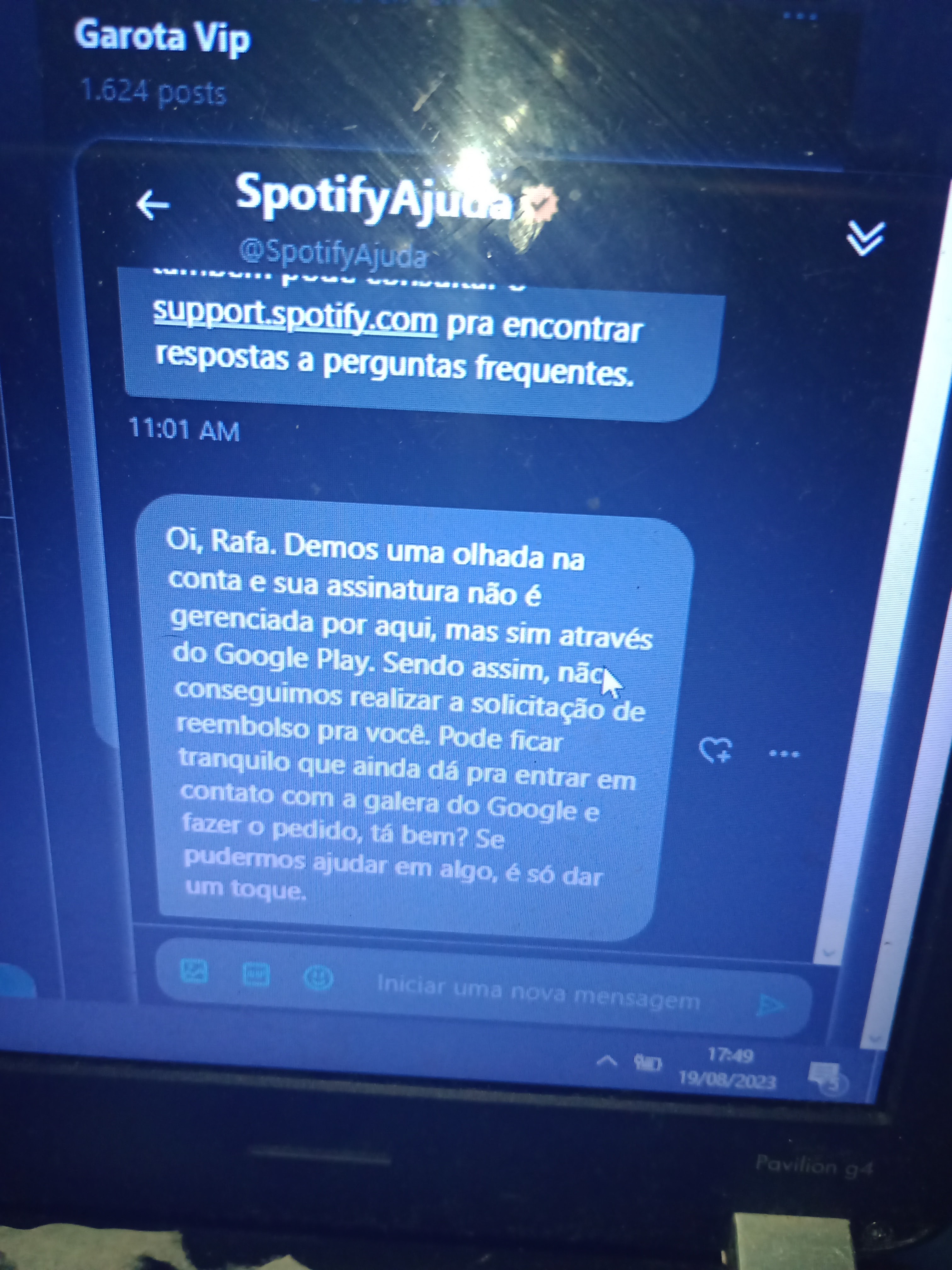 Já pedi reembolso a uma assinatura que cobrou do meu cartão e não recebi -  Comunidade Google Play