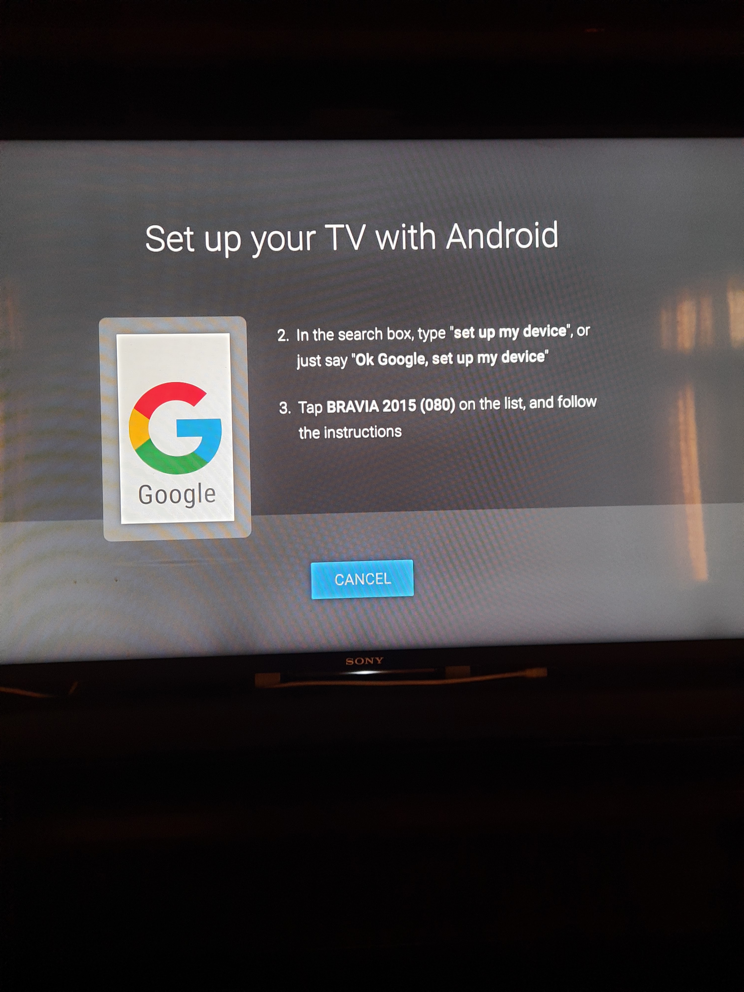 Google TV, ok.