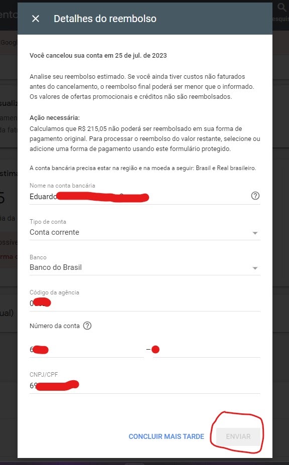 Como pedir reembolso das tarifas da conta corrente que você já