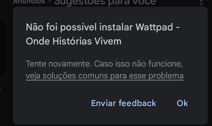 Não consigo baixar aplicativos específicos - Comunidade Google Play