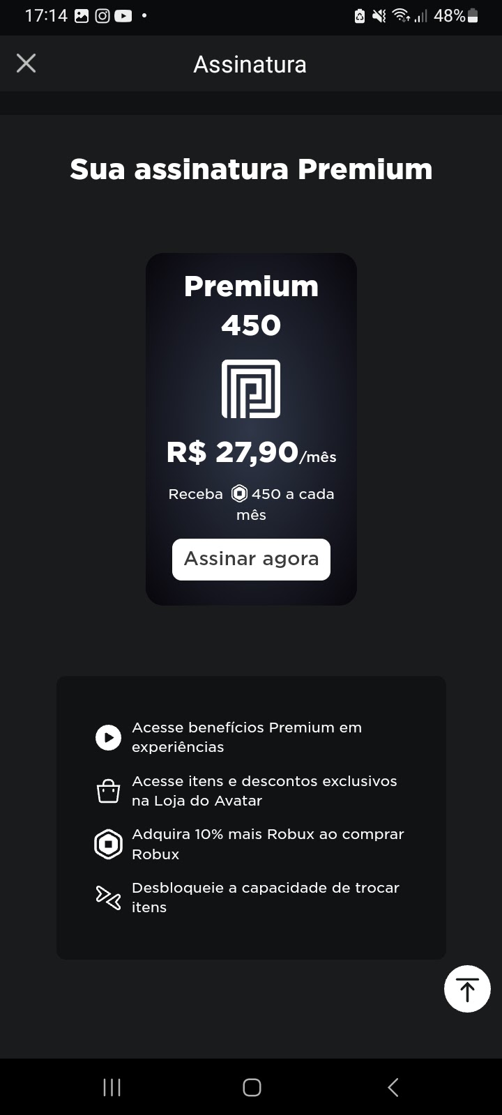 Ganhei 9 reais de desconto no play store para jogos e não consigo usar. -  Comunidade Google Play