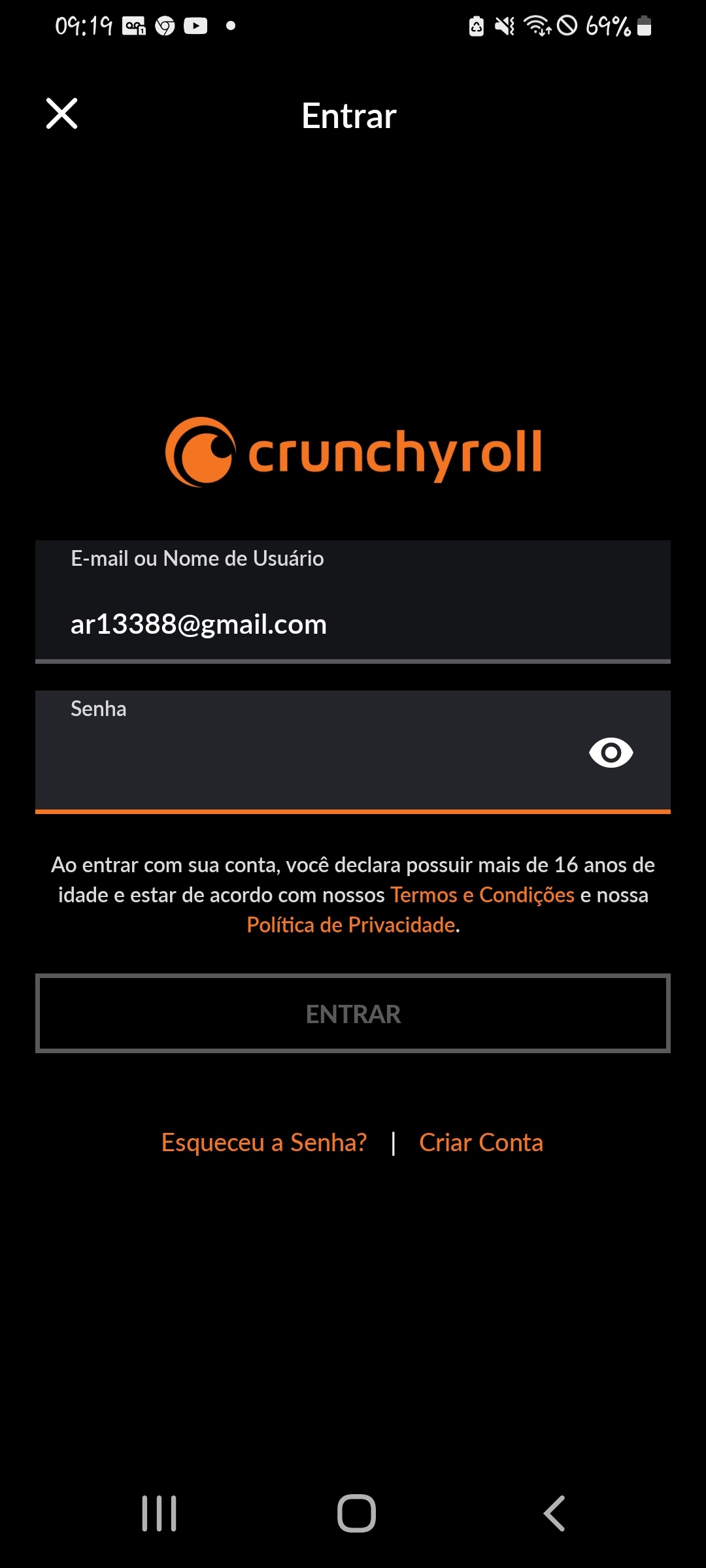 Não consigo fazer a assinatura na crunchyroll - Comunidade Google Play