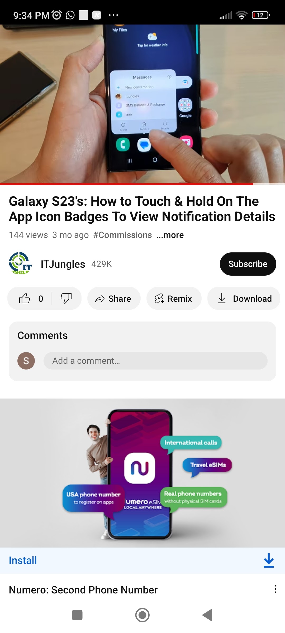 What are App Icon Badges on Android Phone 