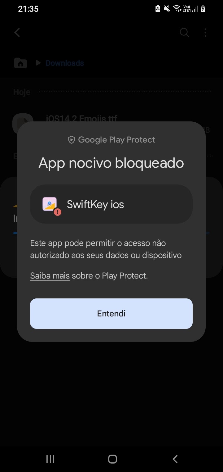 Instalação do app - Comunidade Google Play