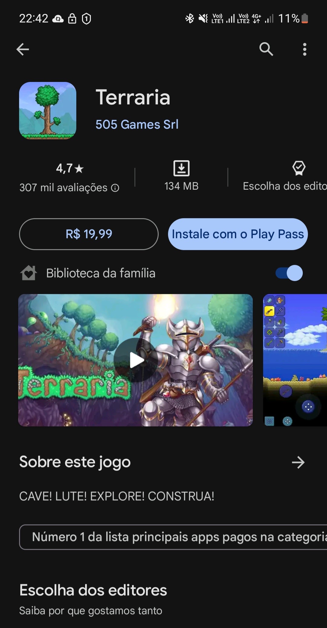 Não consigo acessar os jogos do Play Pass. - Comunidade Google Play