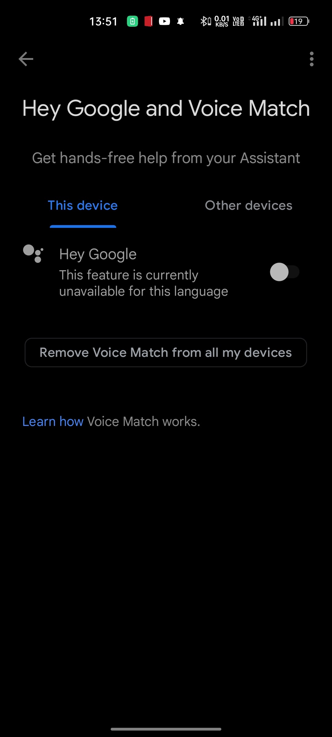 can't turn on Ok Google - Google Assistant Community