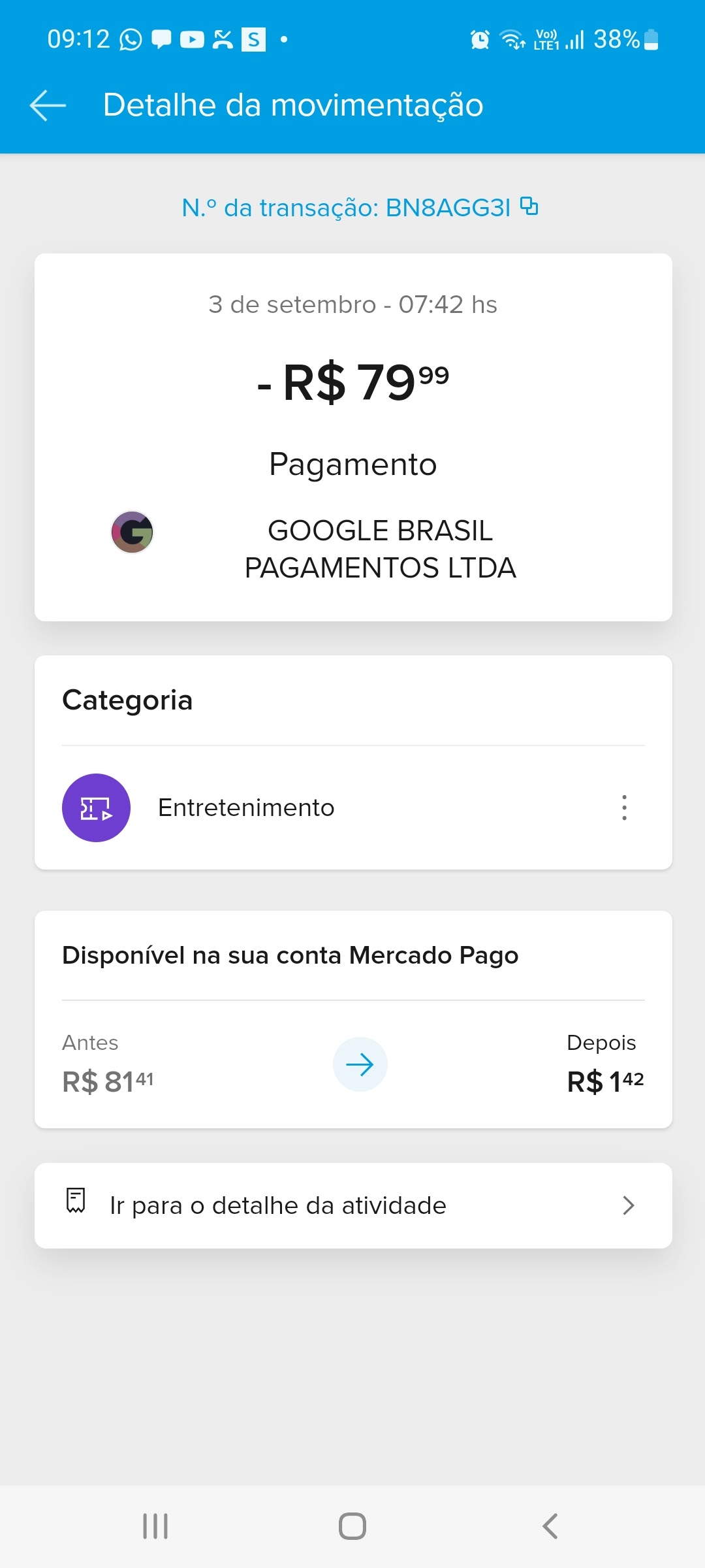 A minha assinatura não deu certo, quero meu reembolso de volta. -  Comunidade Google Play