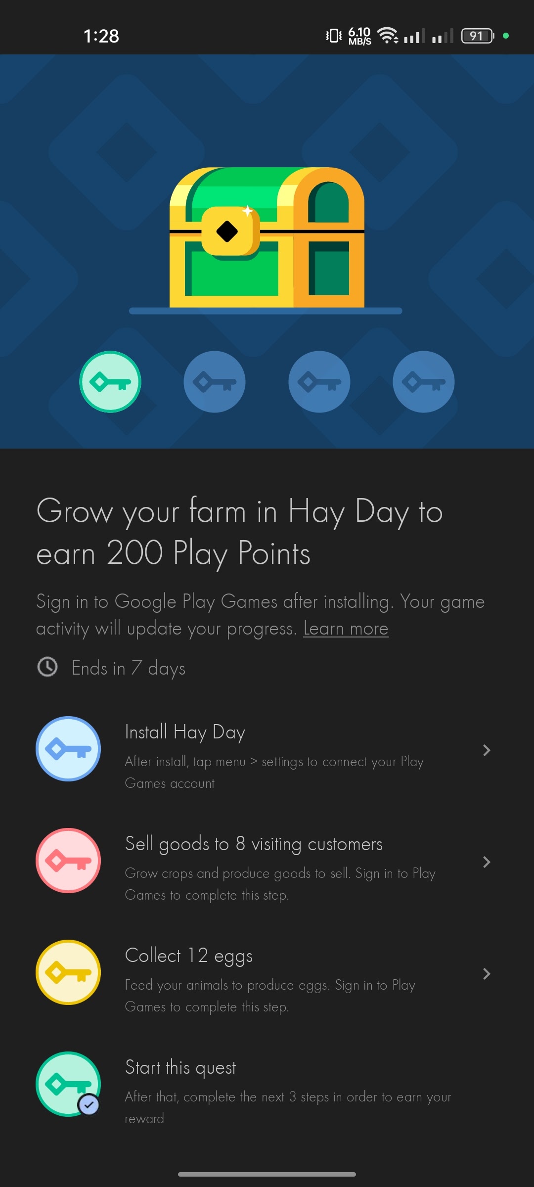 Play point quest issue - Google Play Community