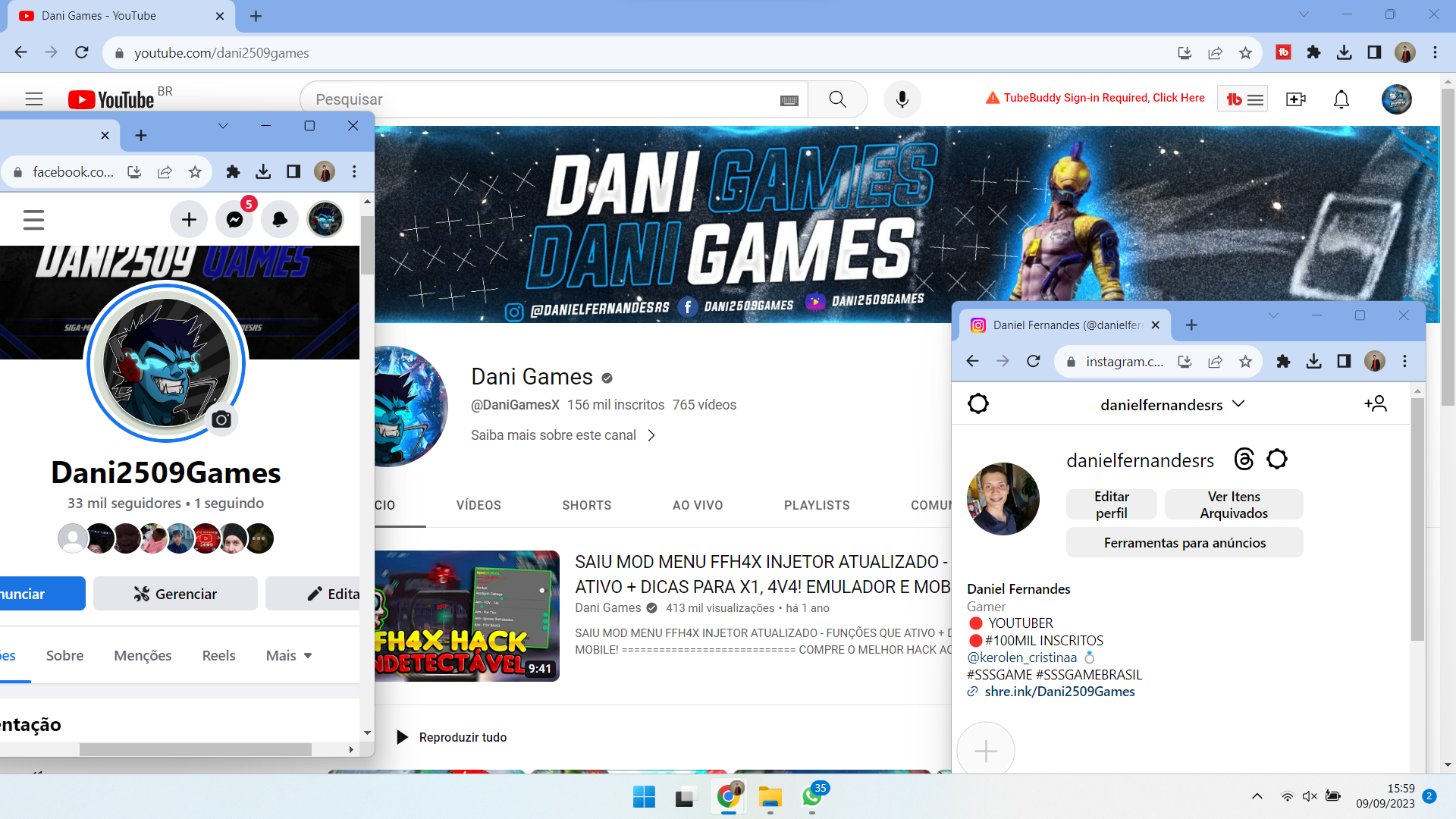 Hackearam o meu canal faz quase 1 ano e não consigo recuperar ele