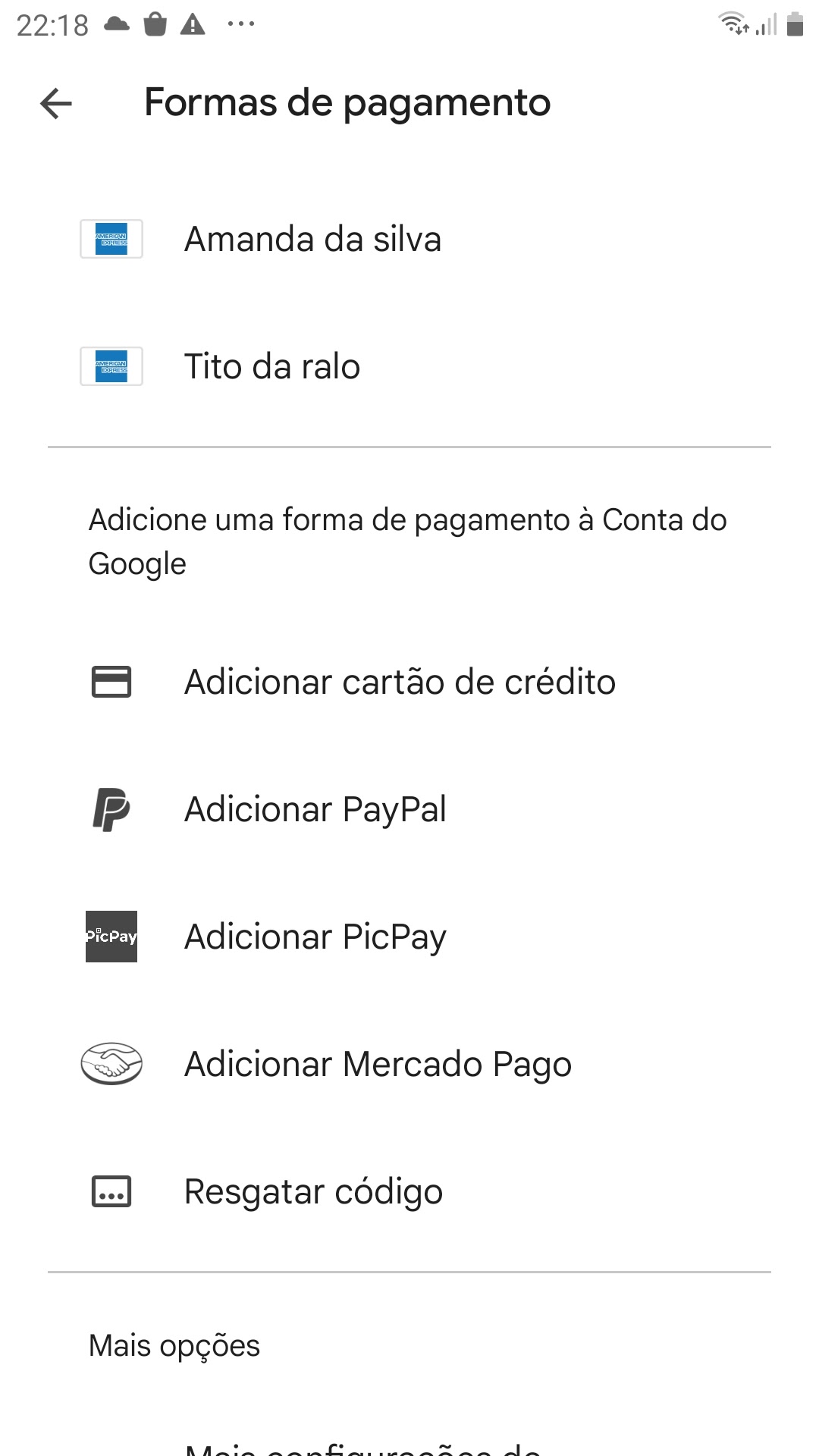 Como tirar o cartão de crédito do Google Play