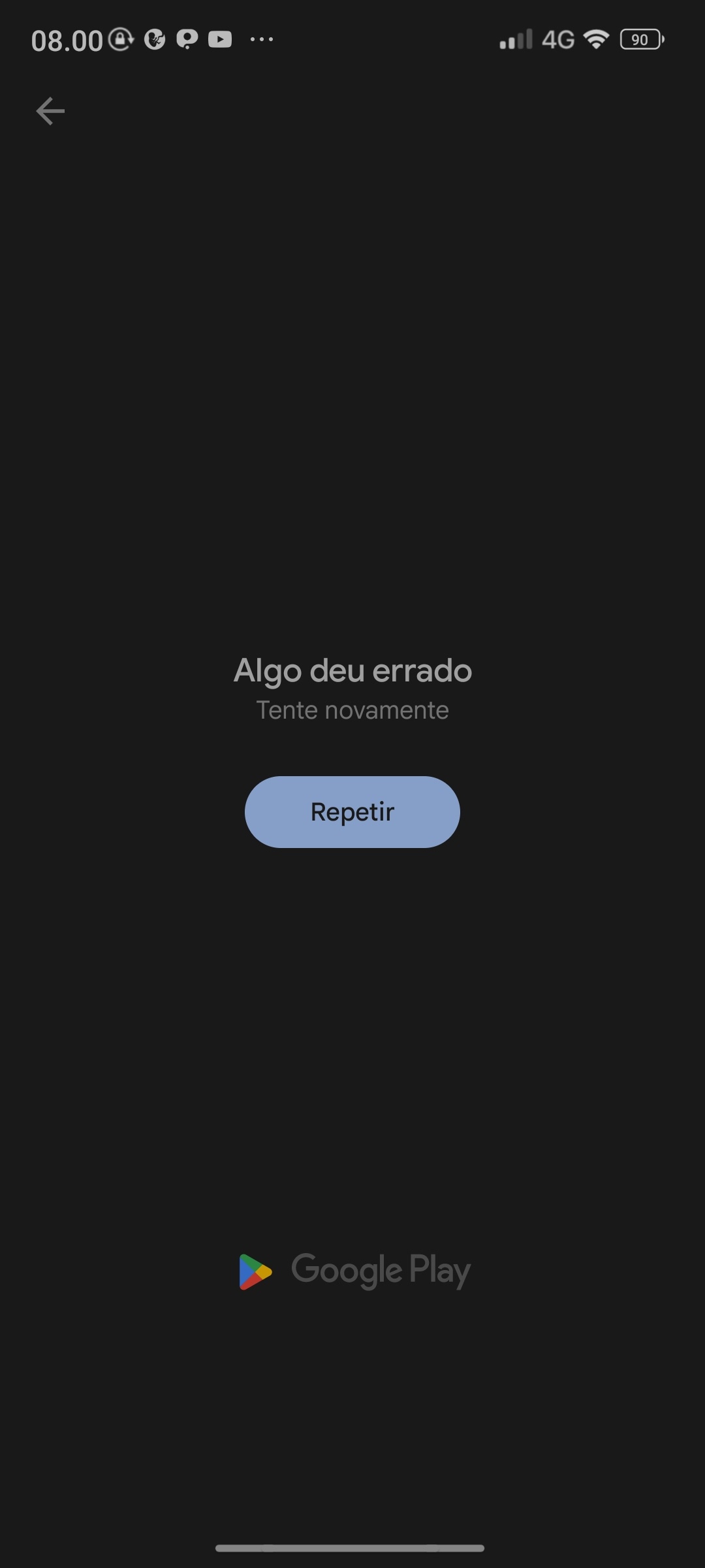 Não entendo porque não consigo instalar eu desinstalei alguns apps mesmo  assim não estou conseguindo - Comunidade Google Play