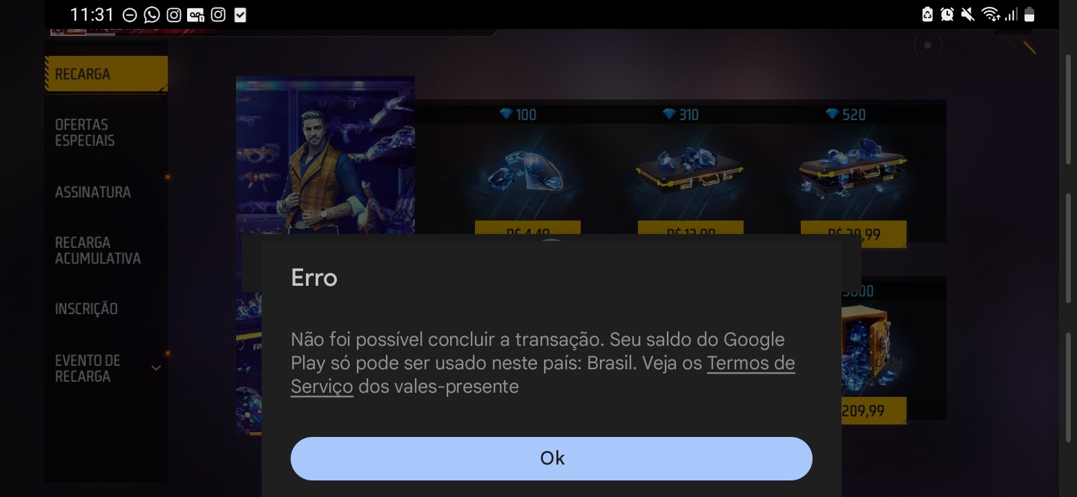 NÃO CONSIGO VER OS EVENTOS DOS JOGOS! - Comunidade Google Play