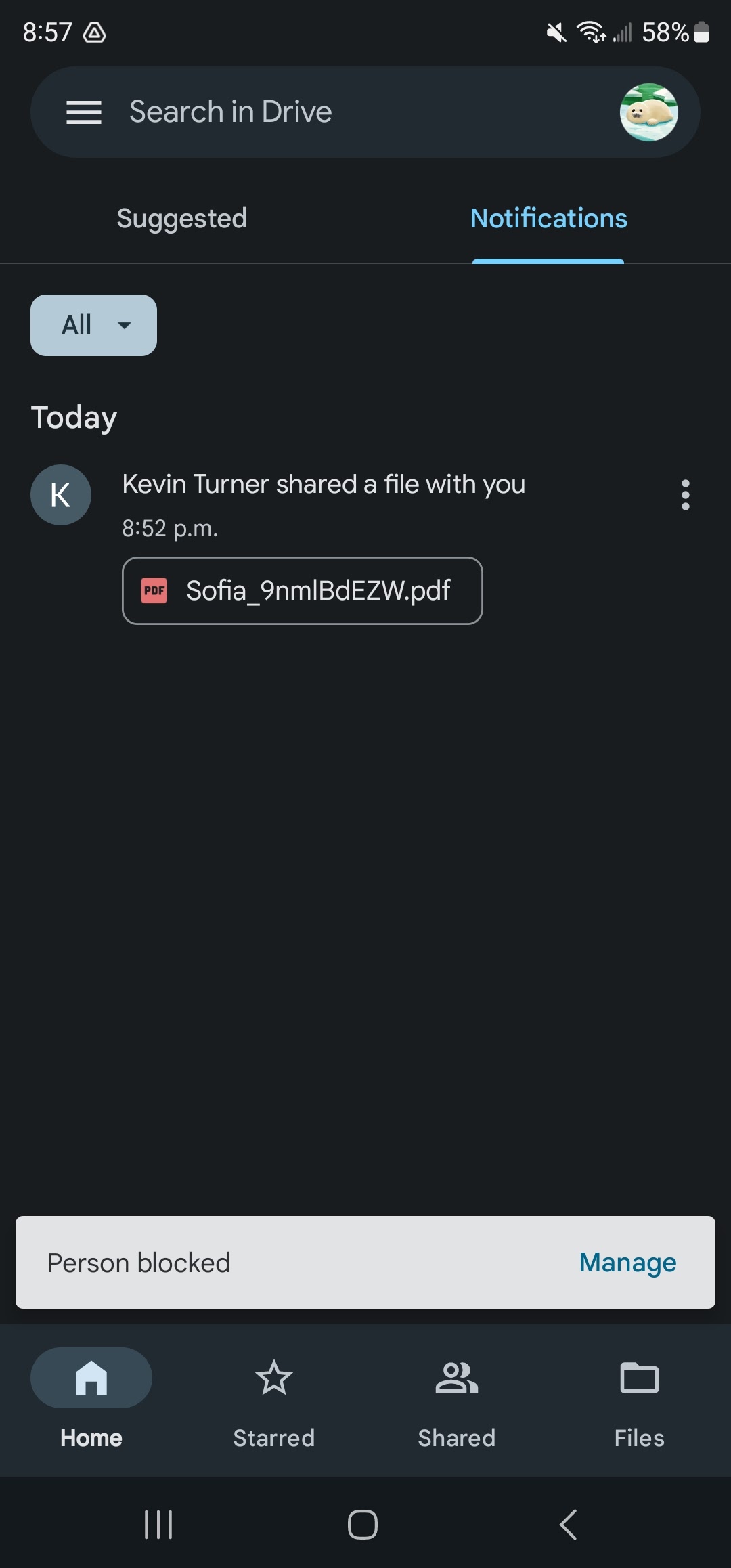 Keep getting those spam documents of 