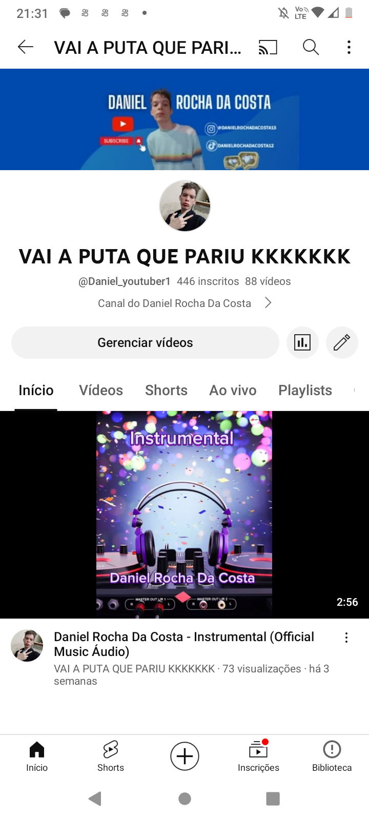 se souber musica sem palavrao