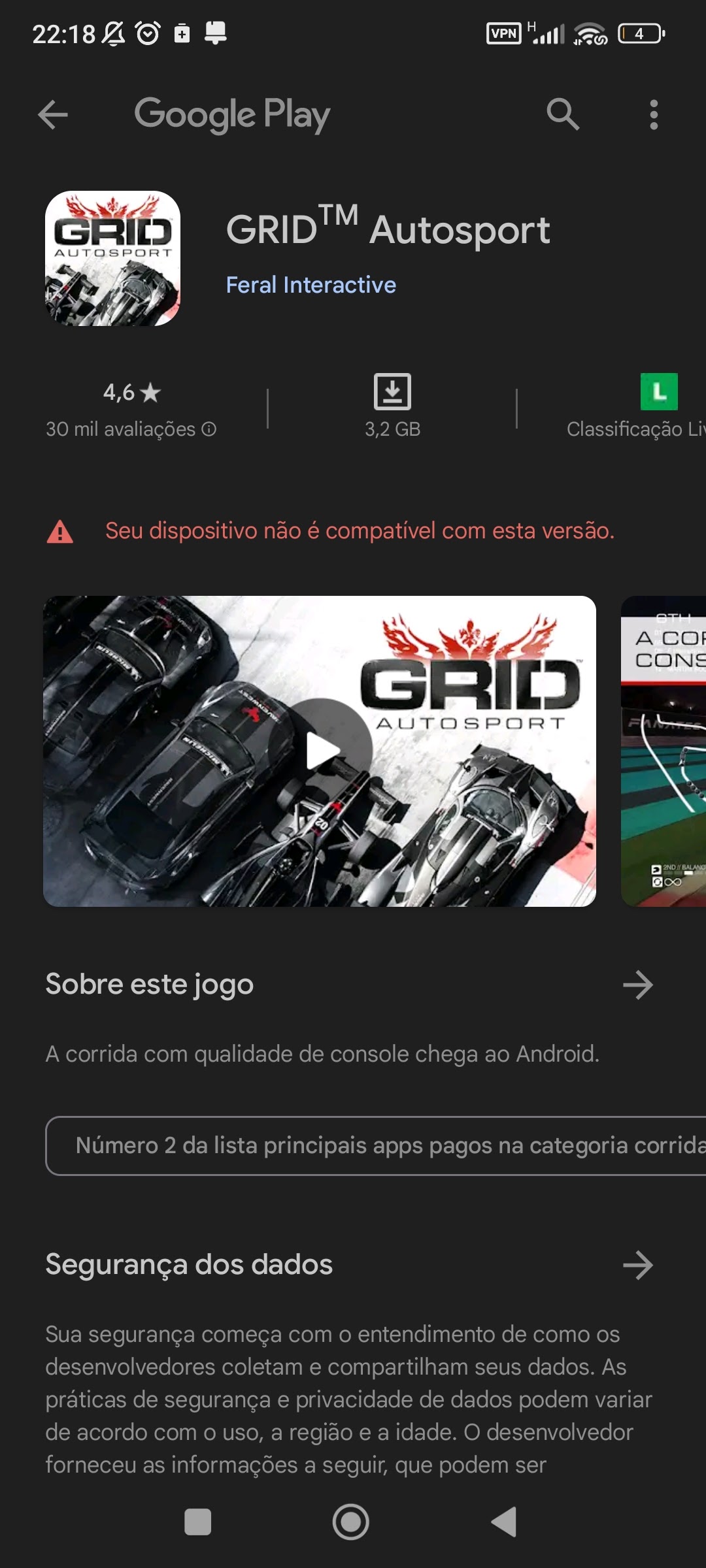 Jogo não são compatíveis com meu celular - Comunidade Google Play