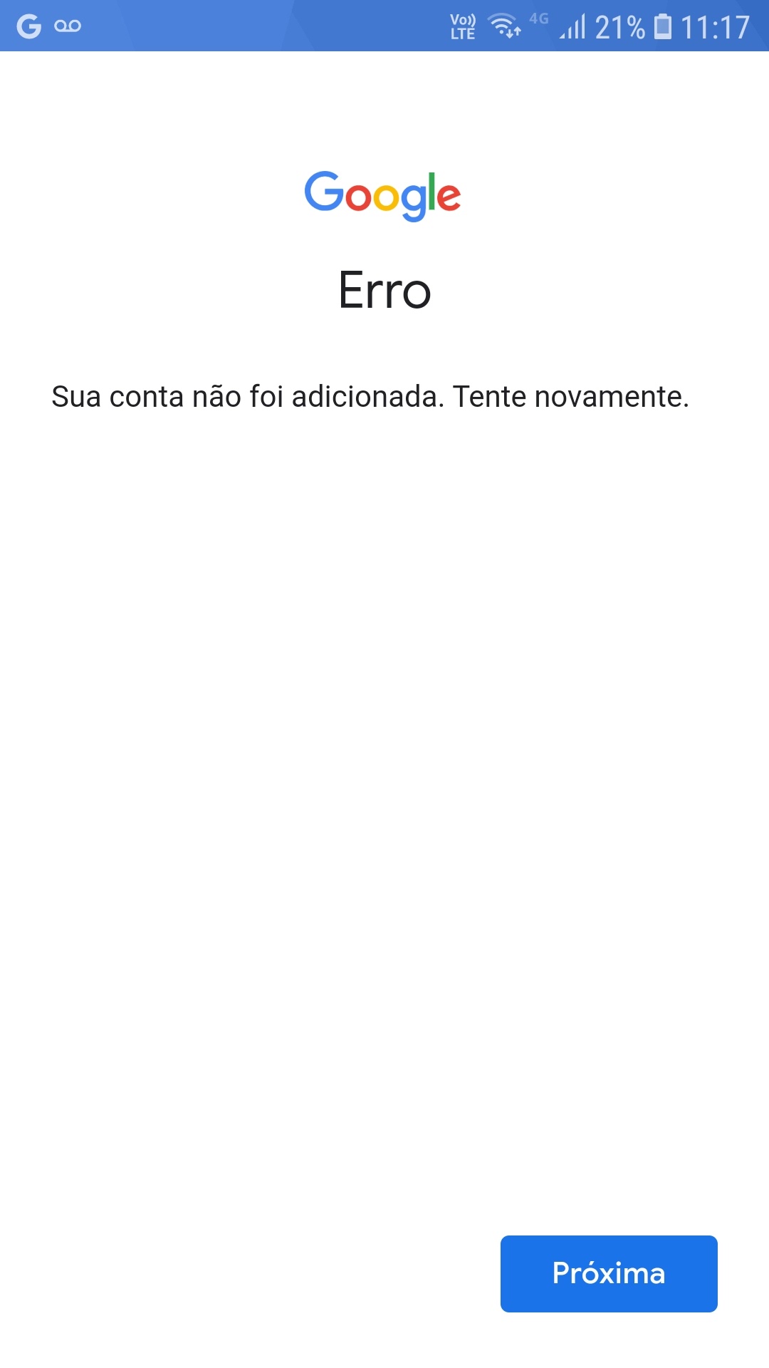 Não consigo fazer login na minha conta - Comunidade Conta do Google