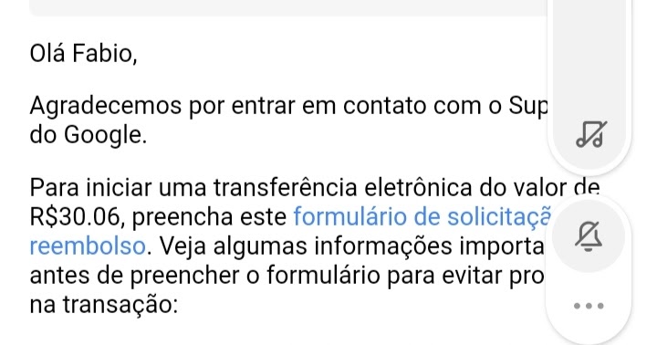 Fiz um reembolso e não recebi o dinheiro - Comunidade Google Play