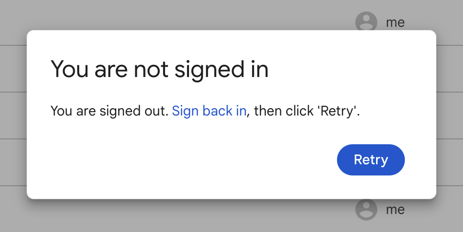 I can't login to google drive. It says that I have sign out. But neither  does it allow me to sign in - Google Drive Community