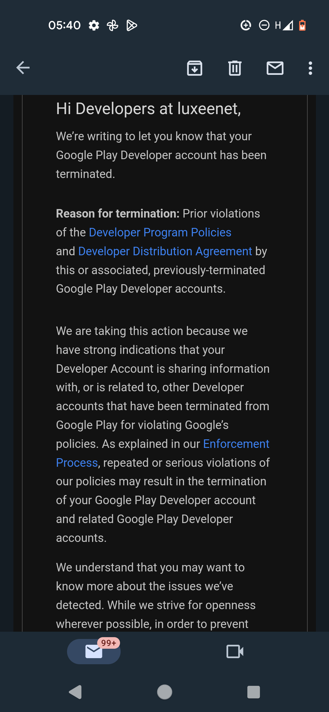 Account terminated for something I didn't do, what do I do