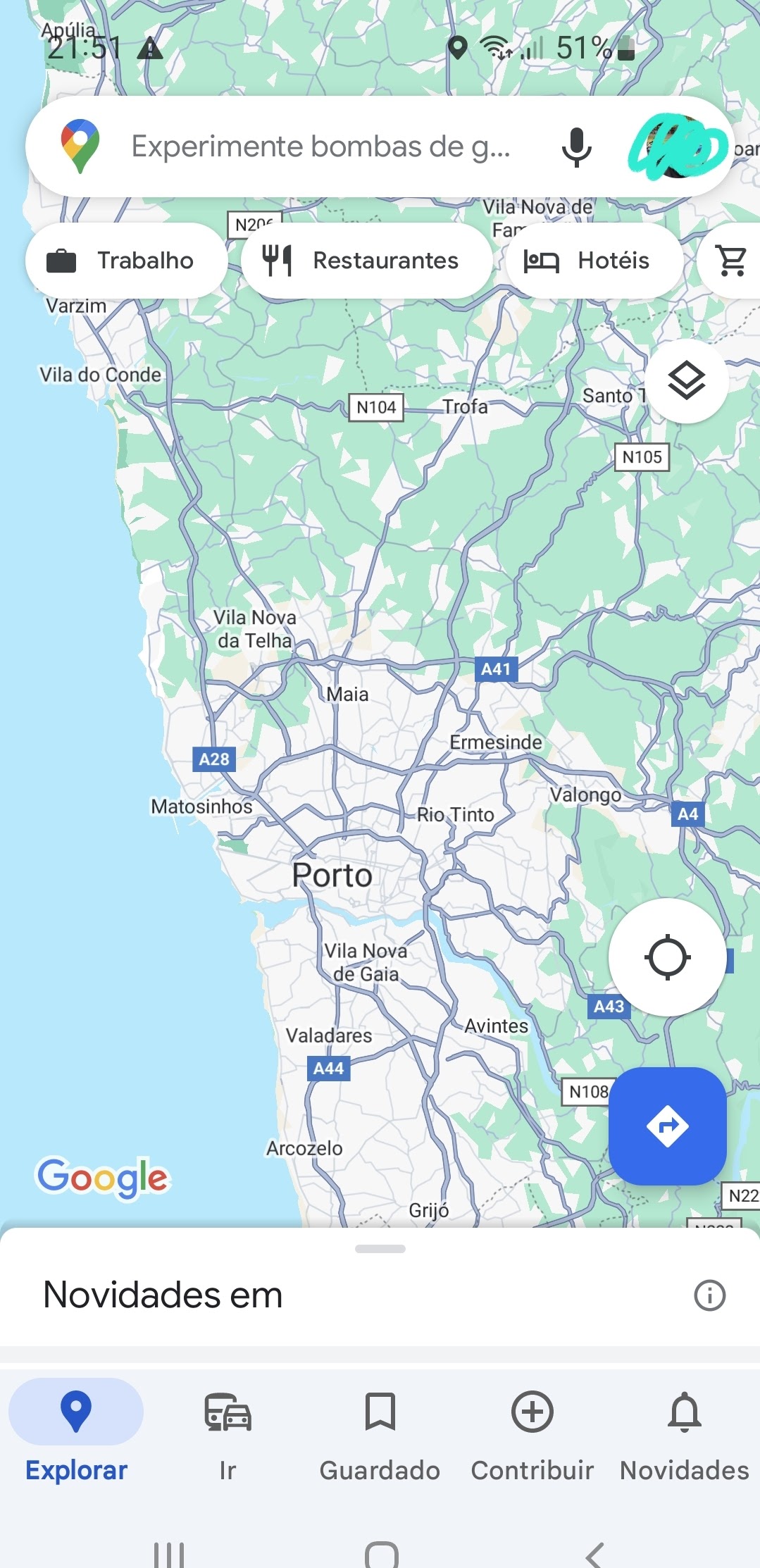 Localização muito errada - Comunidade Google Maps