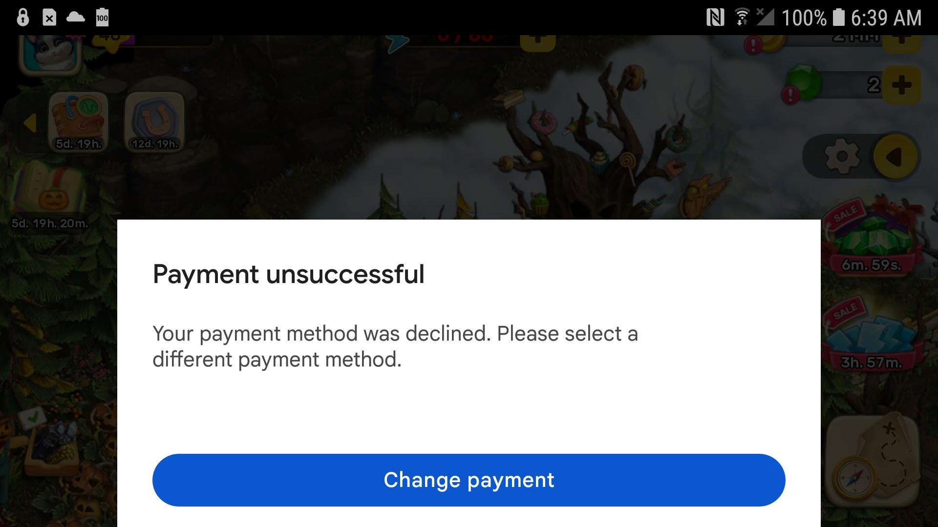 Payment issue - Google Play Community