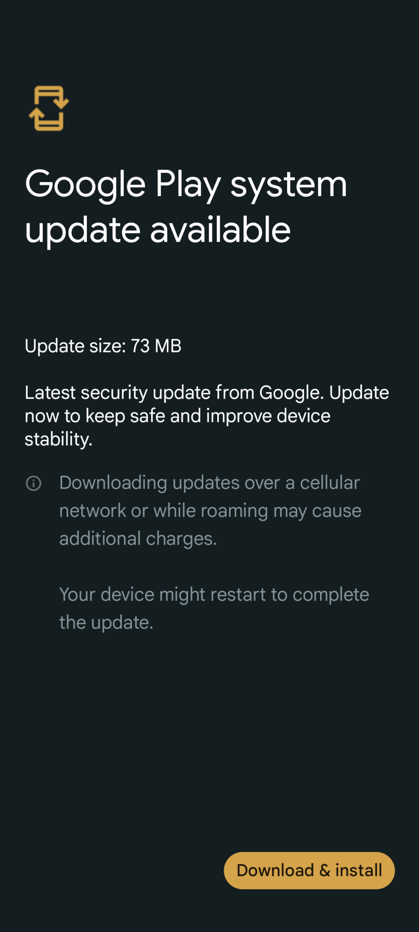 Failed Google Play System Update After Android 14 Update (Resolved.