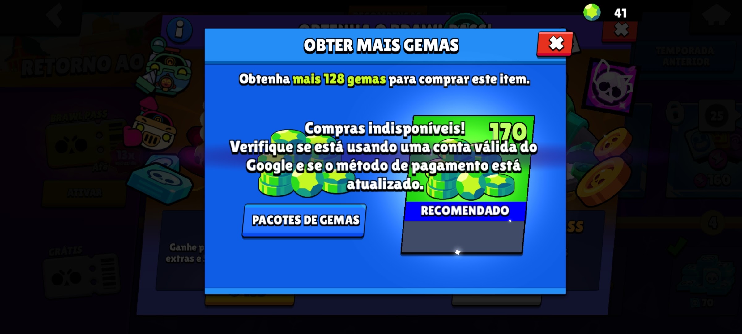 Tô tendo problema ao fazer compras no jogos - Comunidade Google Play