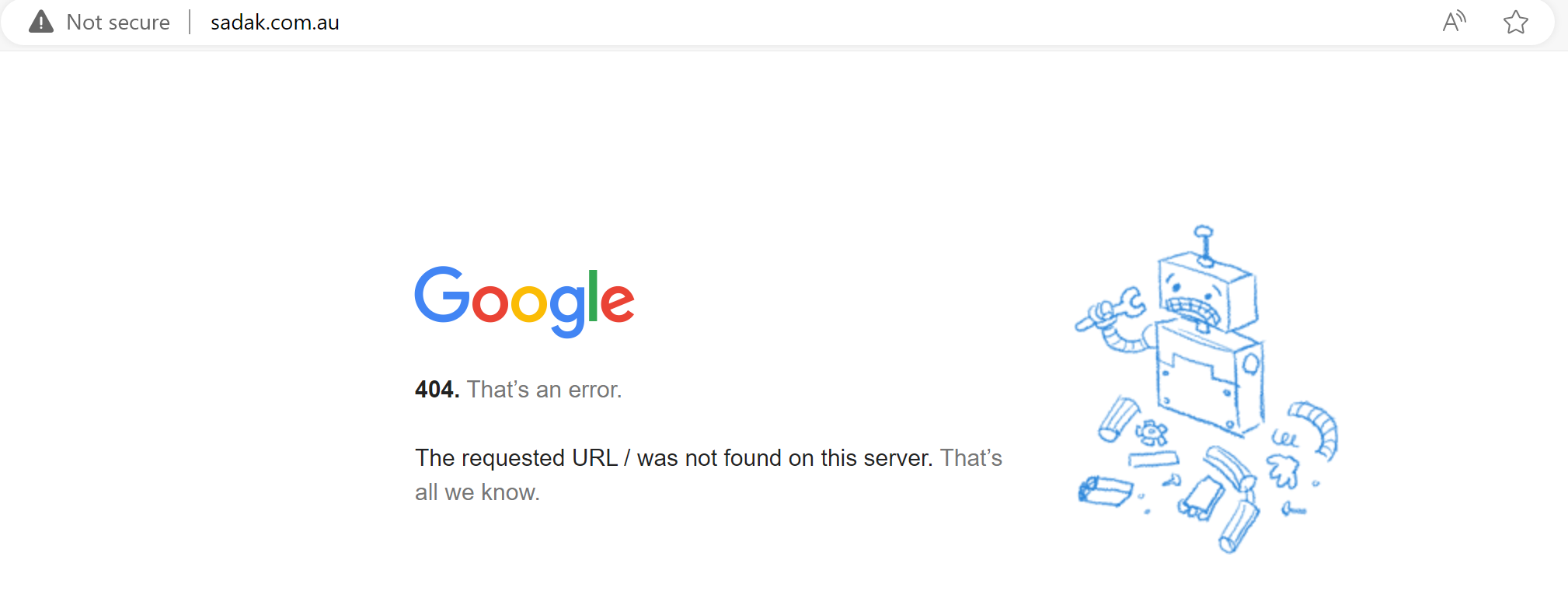 Error cause. Error cause