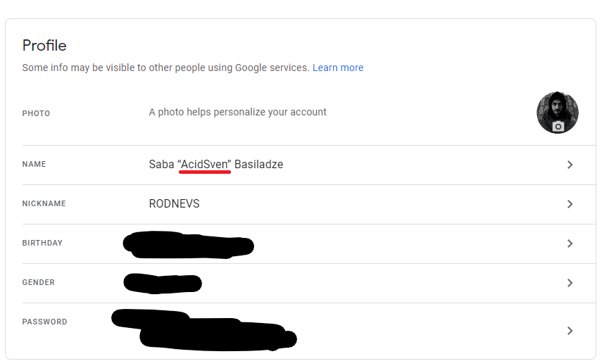 Account Name Google Account Community