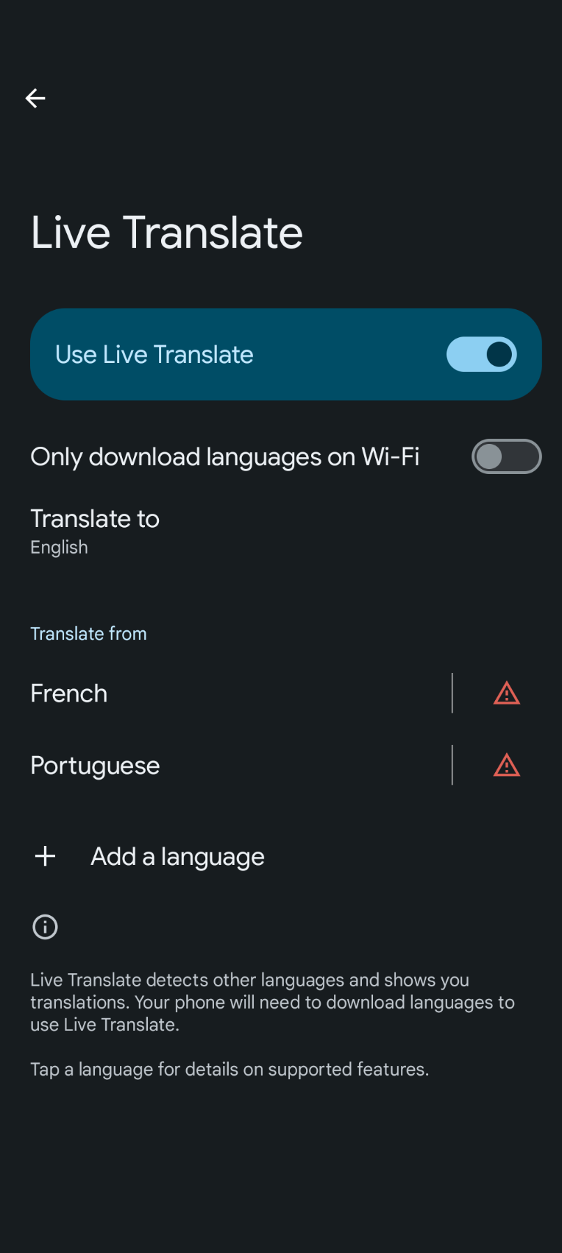 Can'T Download Language In Live Translate - Google Pixel Community