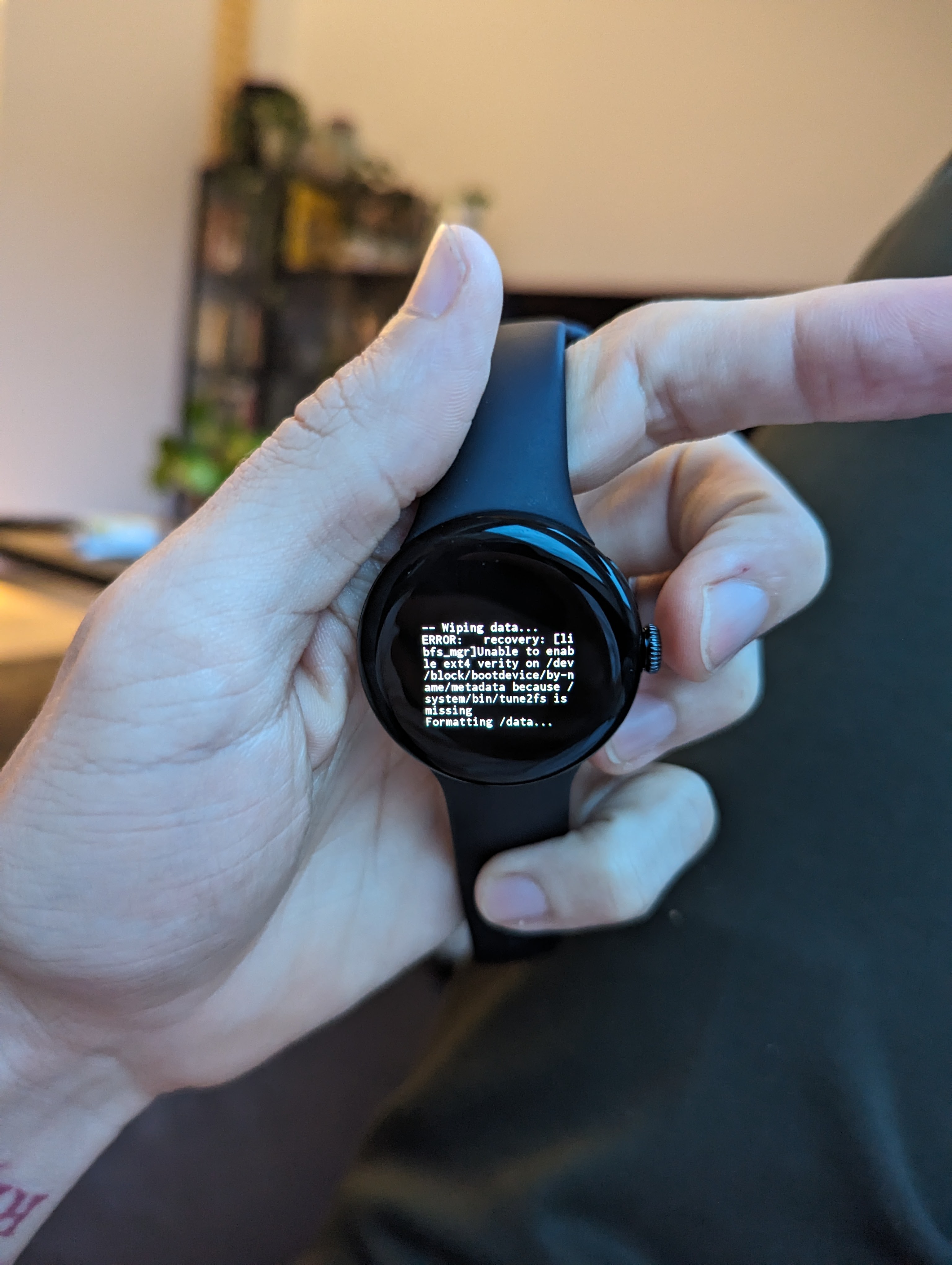 Pixel Watch 2 requires Pattern verification after factory reset 