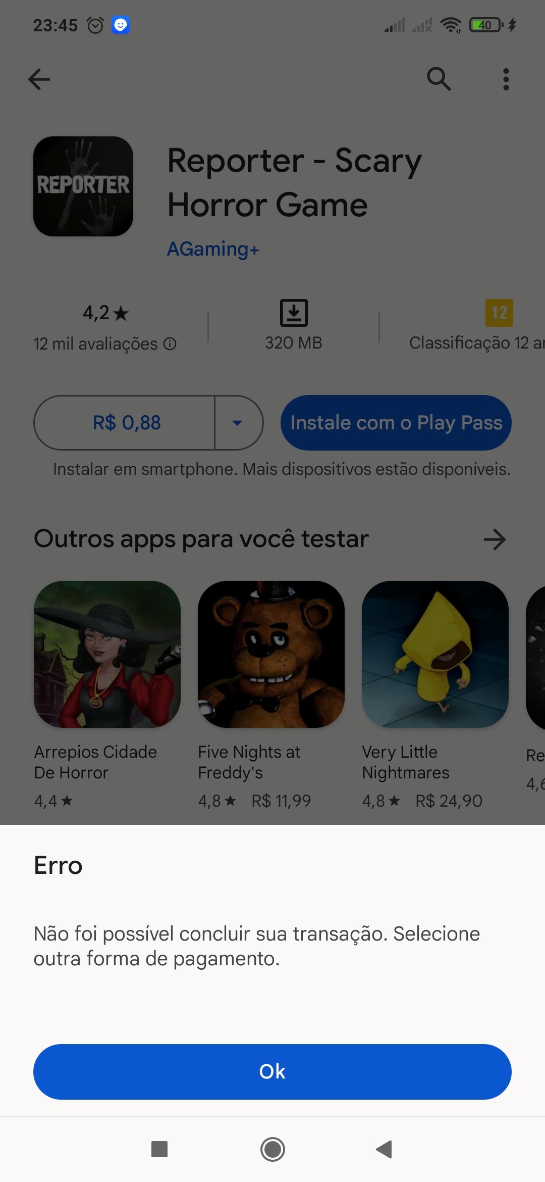 Não estou conseguindo fazer compras no jogo - Comunidade Google Play