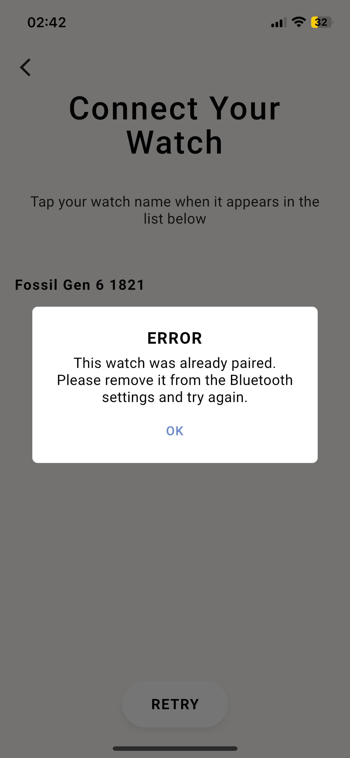 Fossil app update 5.1.2 Has this new tab on the homepage (see image) but  the watch app hasn't been updated, so it's pointless. All of my downloaded  faces ALREADY appear in the