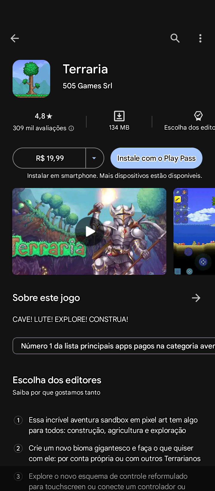 Não conseguir instalar um jogo que comprei e nem receber meu dinheiro de  volta, o que faço? - Comunidade Google Play