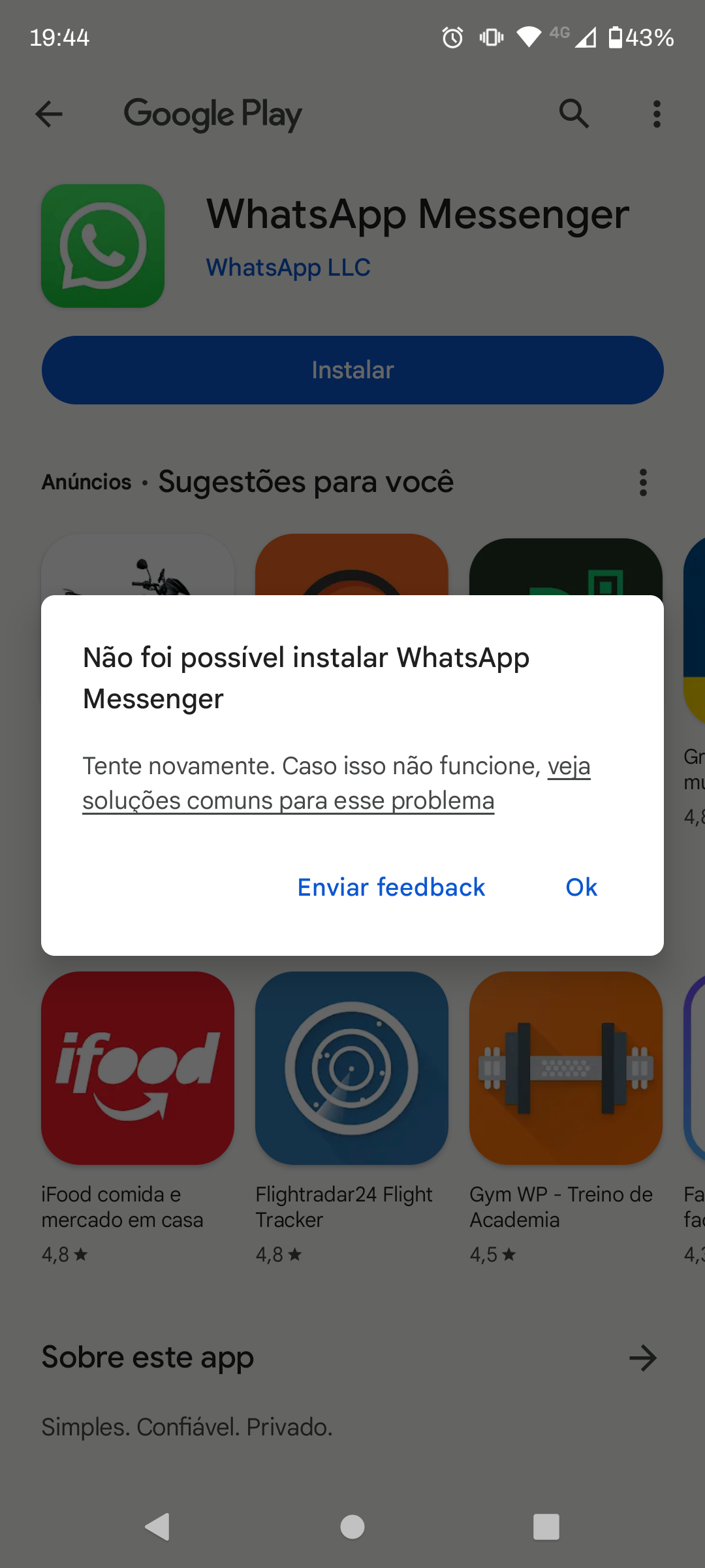 Não consigo instalar/atualiza apps e agora? - Comunidade Google Play