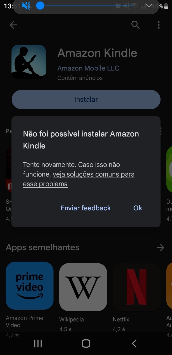 erro ao conectar a conta - Comunidade Google Play