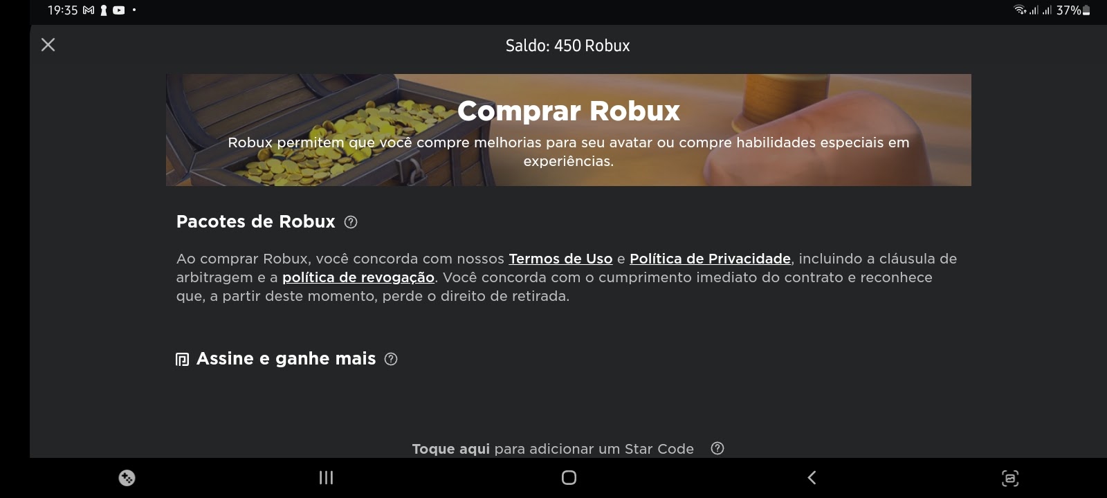 Roblox > Vendo conta com 10 mil robux gastos