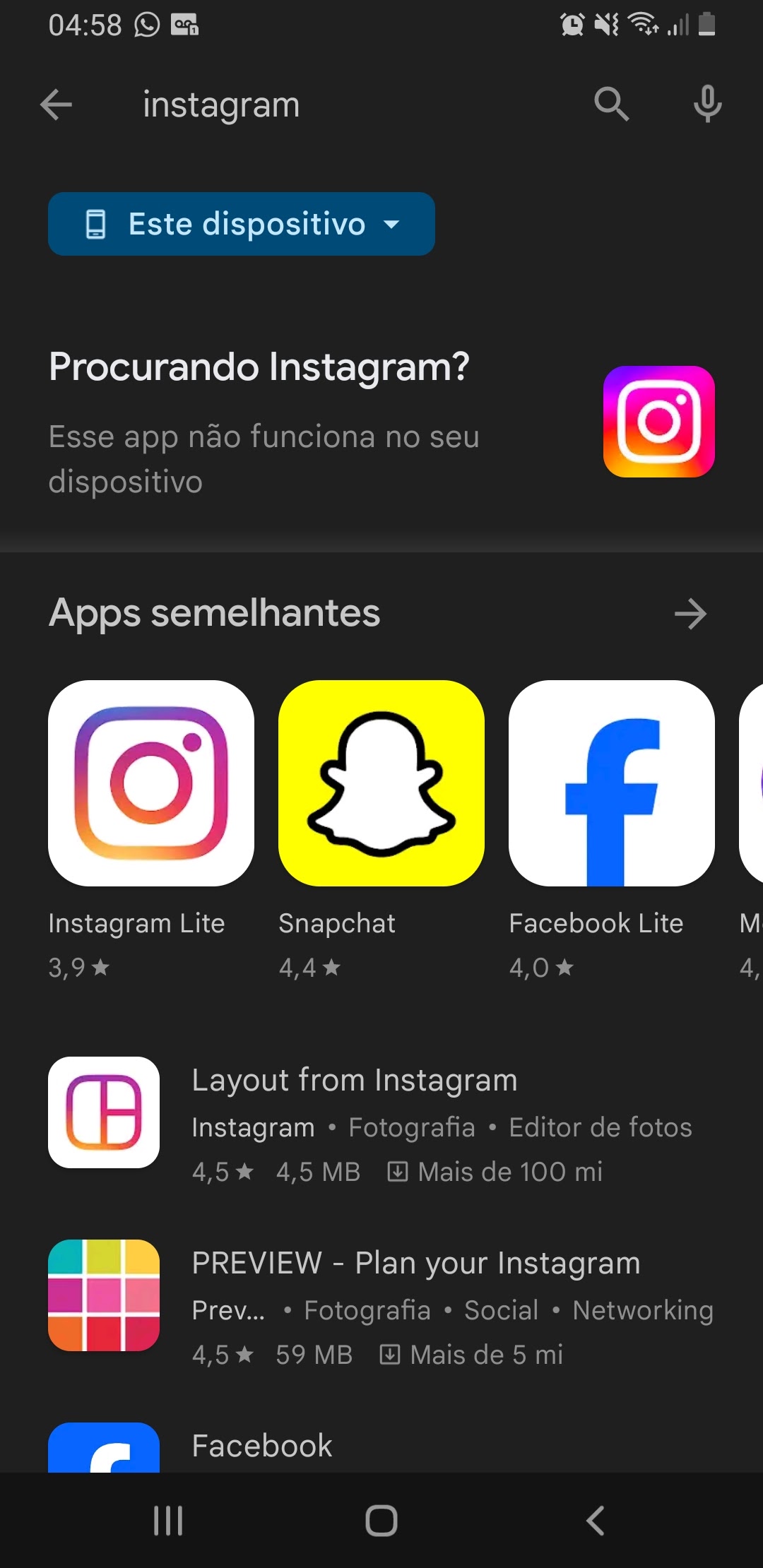 Não consigo conectar com o Facebook - Como resolver este erro