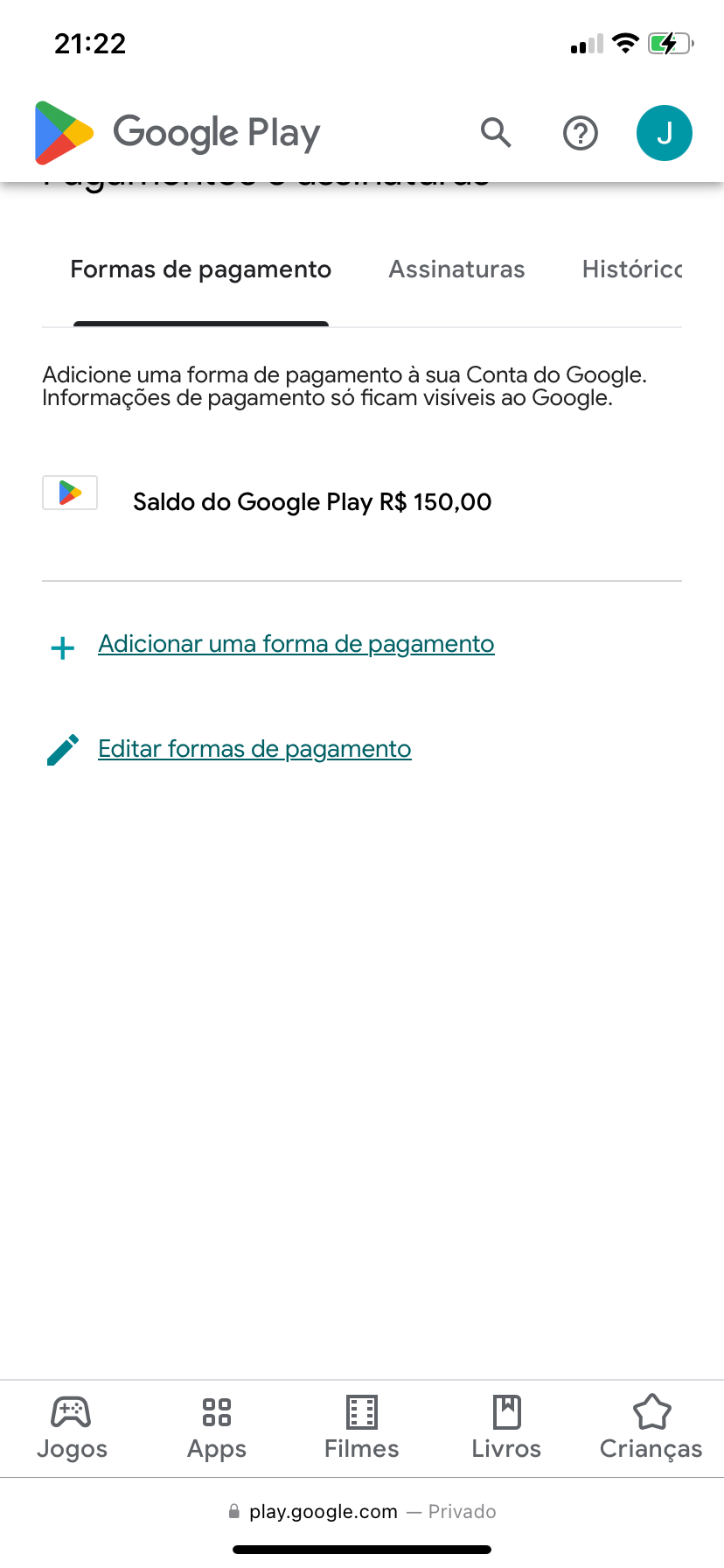 Assinaturas - Comunidade Google Play