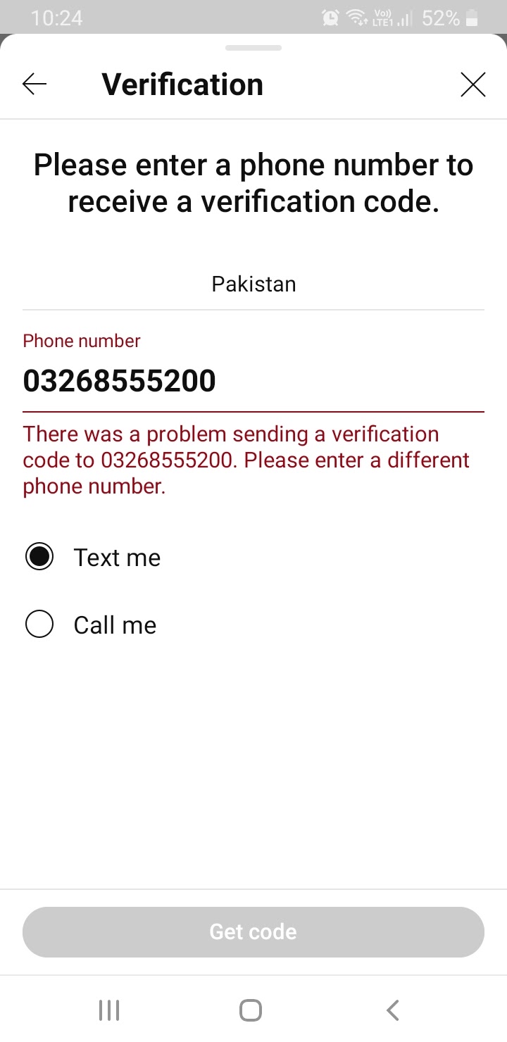 Verification Code Issue for  Channel in Pakistan - Google Duo  Community