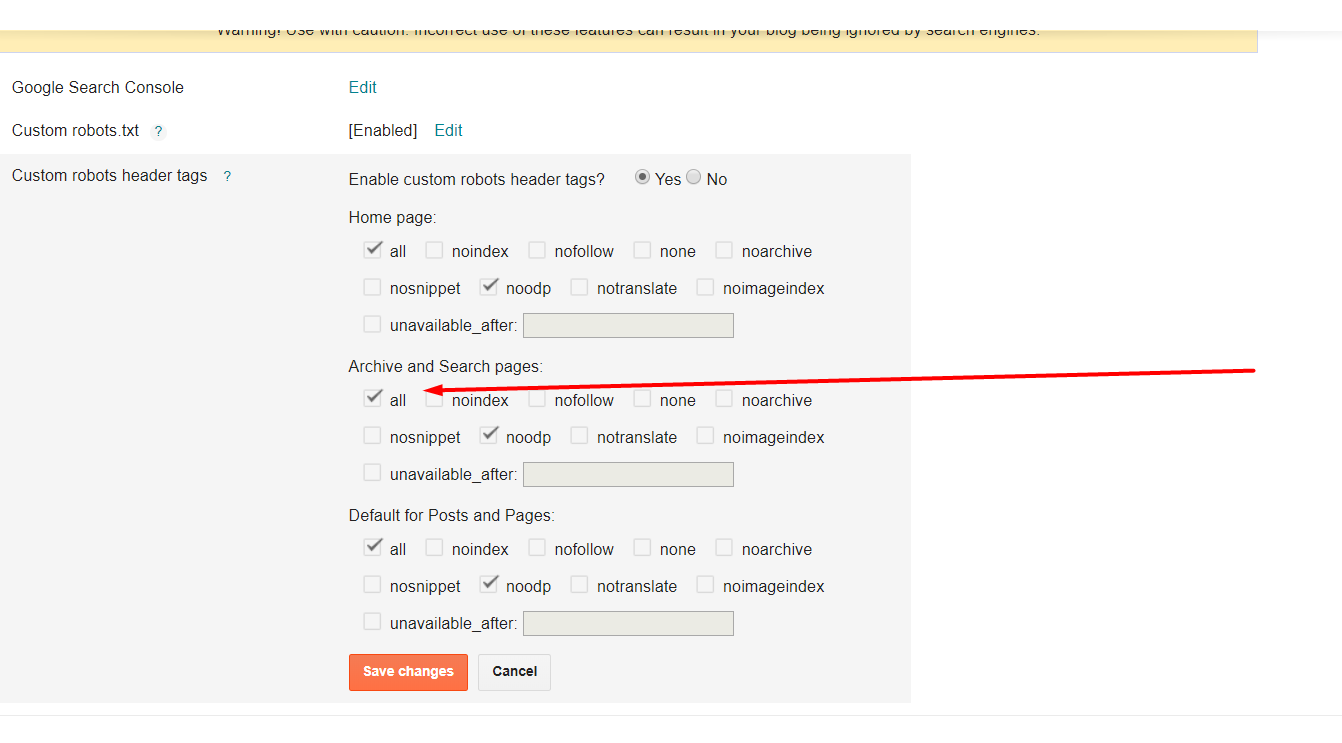 robots txt no index